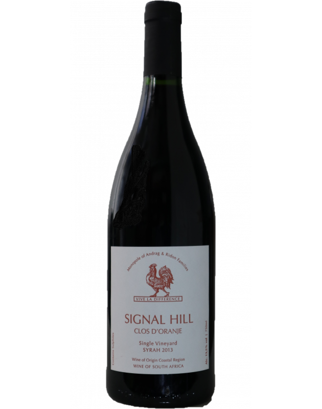 SIGNAL HILL – CLOS D’ORANJE – SYRAH 2013 – WO Coastal SIGNAL HILL – CLOS D’ORANJE – SYRAH 2013 – WO Coastal