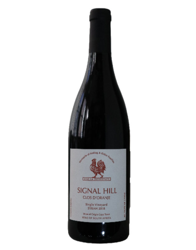 SIGNAL HILL – CLOS D’ORANJE – SYRAH 2018 - WO CAPETOWN SIGNAL HILL – CLOS D’ORANJE – SYRAH 2018 - WO CAPETOWN